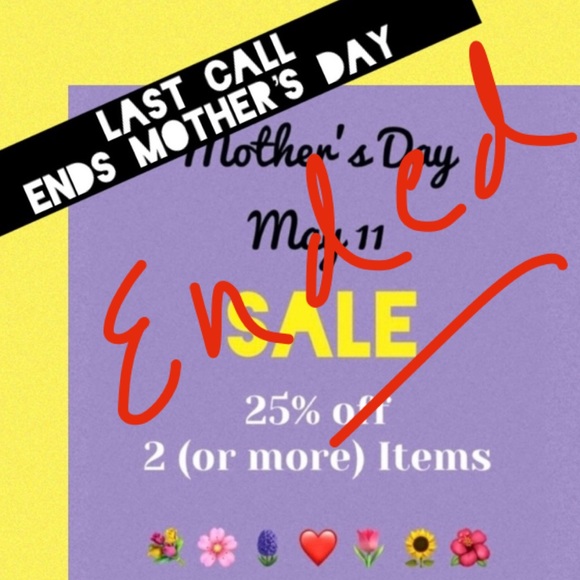 FINAL DAYS Mother's Day Sale